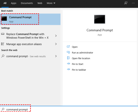 Open Command Prompt